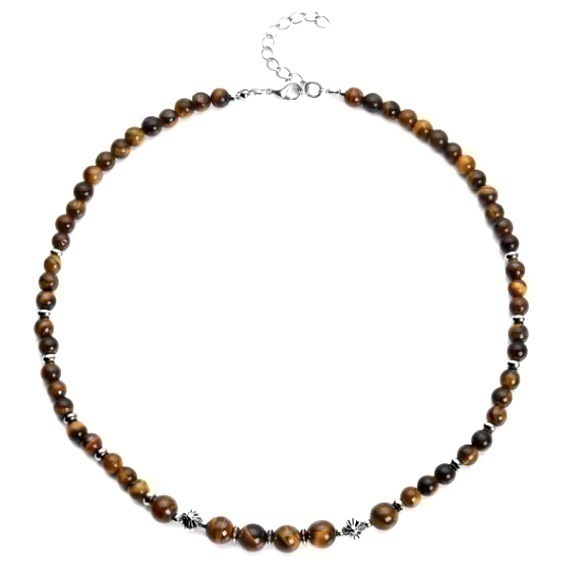 Jewelry - Yellow Tiger's Eye and Resin Beaded Necklace 18-20 Inches
